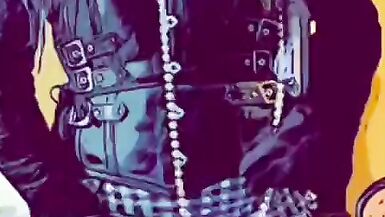 Little Black & White Dress 2 cums off Dee Angels - 3 image