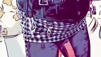 Little Black & White Dress 2 cums off Dee Angels - 8 image