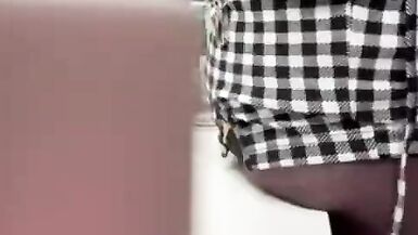 Little Black & White Dress 2 cums off Dee Angels - 9 image