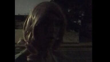 Astrid Apathy Night Time Public Display in Chastity - 3 image