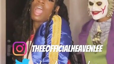 The JOKER GIVES HEAVEN QUINN TOXIC DICK | IG theeofficialheavenlee - 5 image