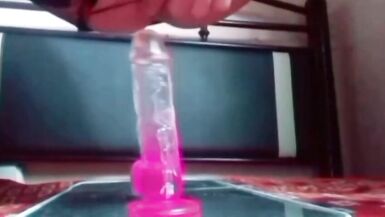 Solita en casa con un rico dildo .. - 13 image