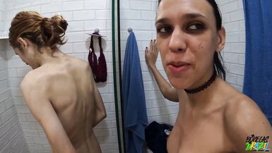 Behind the scenes of the lesbian doll with his wife - Anna and - 5 image