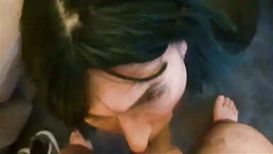 Davine deepthroats cock and gets fucked - 7 image