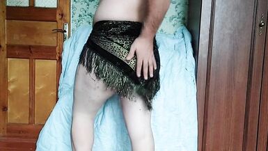 Arabic Hot Dancer Dress Shemale Cute Ladyboy White Kitty - 15 image