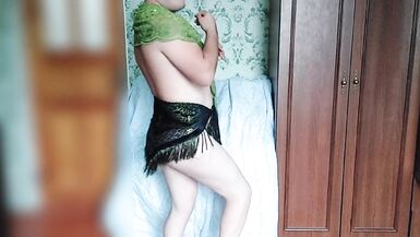 Arabic Hot Dancer Dress Shemale Cute Ladyboy White Kitty - 6 image