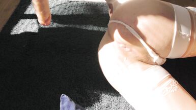 femboi sloppy and hard anal ride with dildo 4k 60fps - 10 image