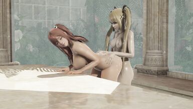 Futa Marie Rose fucks futa honoka with big ass doggy style - 14 image