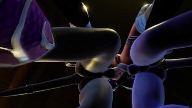 Double Demon Futa Threesome : Warcraft Parody - 11 image