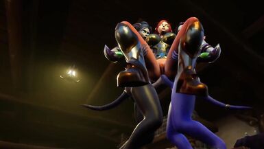 Double Demon Futa Threesome : Warcraft Parody - 9 image