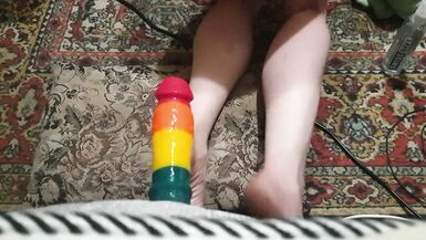 Sissy fuck big ass ride dildo - 12 image