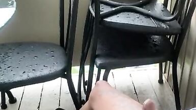 This rain got me so horny (public) - 2 image