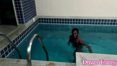 TS Dani Peterson Takes a BBC in Mouth as a Machine Reams Her Ass - 2 image