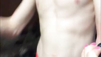 Astrid Apathy Limp Nude Exhib in Hotel Hallway - 3 image