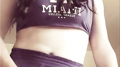 Football girl catches you in girls dressing room and fucks you with her two dicks - 5 image