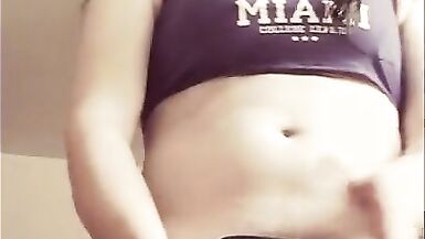 Football girl catches you in girls dressing room and fucks you with her two dicks - 8 image