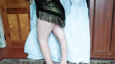 Booty Sexy Solo Striptease Shemale Dancd White Body Sexy Show Kitty - 12 image