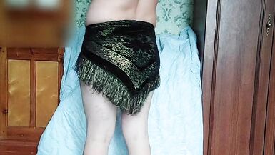 Booty Sexy Solo Striptease Shemale Dancd White Body Sexy Show Kitty - 15 image