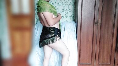 Booty Sexy Solo Striptease Shemale Dancd White Body Sexy Show Kitty - 2 image