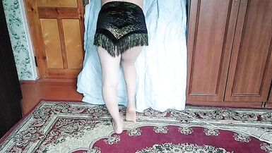 Booty Sexy Solo Striptease Shemale Dancd White Body Sexy Show Kitty - 8 image