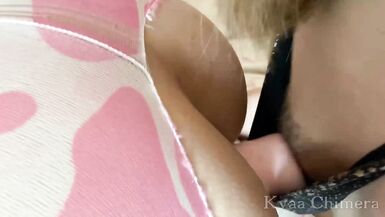 Hucow Loves Master's Dick - Big Tits Tgirl Slut Strapom Fucked Multiple Orgasm Real Lesbians BDSM - 11 image