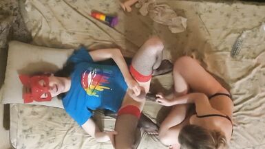 Sissy slut ass fucked dildo home - 10 image