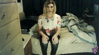 Innocent Trans Church Girl Has Multiple Anal Orgasms With Cumswallow