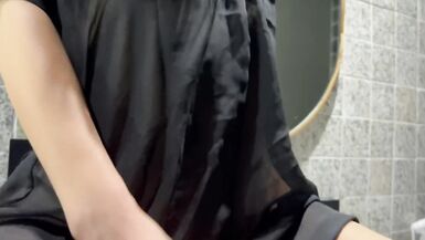 Asian Shemale Cum And Fuck With Dildo In Bathroom - Loveypikachu - 13 image