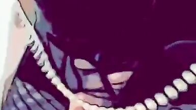 Dee-Sire able Assets in Sheer Black Silky Lingerie - 3 image