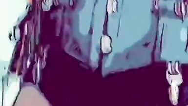 Dee-Sire able Assets in Sheer Black Silky Lingerie - 6 image