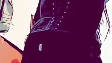 Dee-Sire able Assets in Sheer Black Silky Lingerie - 9 image