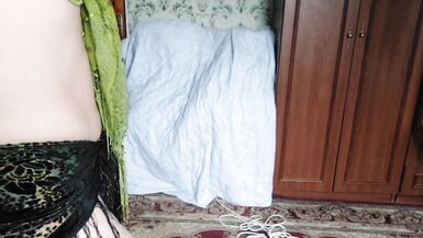 Stepsister trying slut dresses in her private room - 8 image