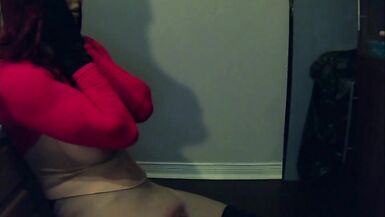 Killer Jane Pt4! Redhead Reni masturbates with her silicone pussy and plays with her tits! - 9 image