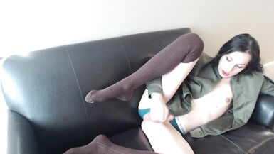 Lily Star Stroking her hard clit - 15 image