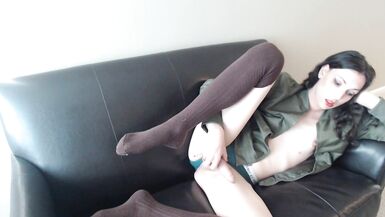 Lily Star Stroking her hard clit