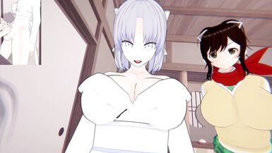 Senran Kagura - Futas Asuka Yumi Homura | Male taker POV - 3 image