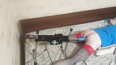 Crossdresser fucking machine real solo sex - 12 image