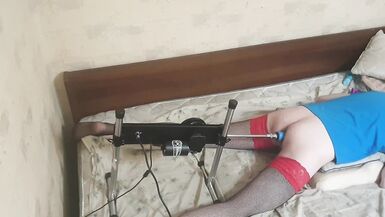 Crossdresser fucking machine real solo sex - 15 image