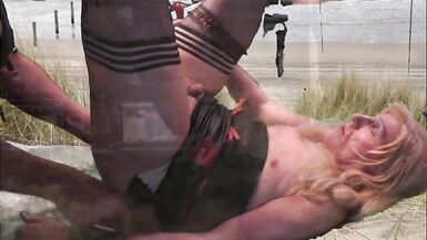 Mrs Samantha Rimmed by her slave tgirl Marina - 3 image