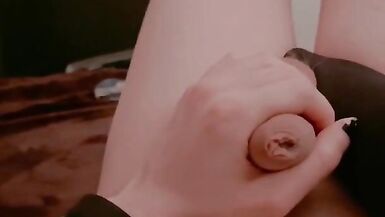 POV Trans Girl Cums From Anal Vibrator - 11 image