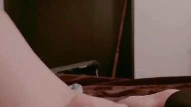 POV Trans Girl Cums From Anal Vibrator - 6 image