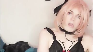 femboy masturbating and being cute - 12 image