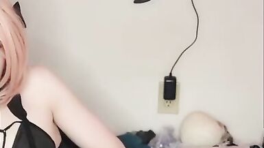 femboy masturbating and being cute - 6 image