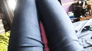 My first time being filmed! Solo playtime tease - 12 image