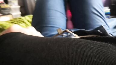 My first time being filmed! Solo playtime tease - 13 image