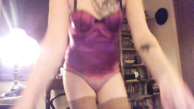 Goth Transgender Girl Vera Kitty Masturbates In Bunny Costume - 4 image