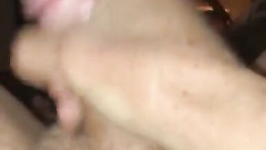 Filthy little big dick tranny slut masturbates in her own piss and cum until huge intense orgasm - 12 image