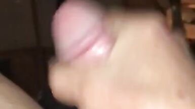 Filthy little big dick tranny slut masturbates in her own piss and cum until huge intense orgasm - 15 image