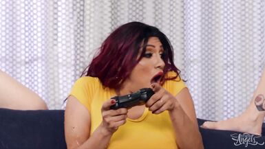 Petite (Lydia Black) Hot Tgirl Gracie Jane Get To Taste (Jessy Dubais) Thick Warm Cum - Trans Angels - 3 image