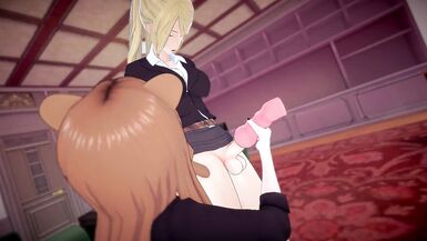 Office Busty Futas - Futa Samus x Futa Raphtalia 2 - 2 image